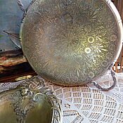 Винтаж handmade. Livemaster - original item Vintage vases: Cake pan with openwork ornament. Italy. Handmade.