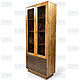 Шкаф-витрина из массива дерева со стеклом FAME. Шкафы. Мебельный бутик (Wofurniture). Ярмарка Мастеров.  Фото №5