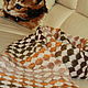 Knitted stole ' Shades of honey''. Wraps. YULYA BLACKBERRY. My Livemaster. Фото №4