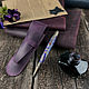 Order The case for the handle is voluminous made of genuine smooth leather. KullikovCraft. Livemaster. . Canisters Фото №3