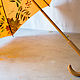 El paraguas con la pintura 'Ryabina y snegiri', el paraguas de autor. Umbrellas. UmbrellaFineArt. Ярмарка Мастеров.  Фото №6
