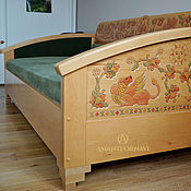 Для дома и интерьера handmade. Livemaster - original item Sofa bed made of beech With lions. Handmade.