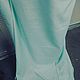 Хлопок костюмный бирюзового цвета выработка под лен. Ткани. Ткани из Германии 'Леарон'. Ярмарка Мастеров.  Фото №6