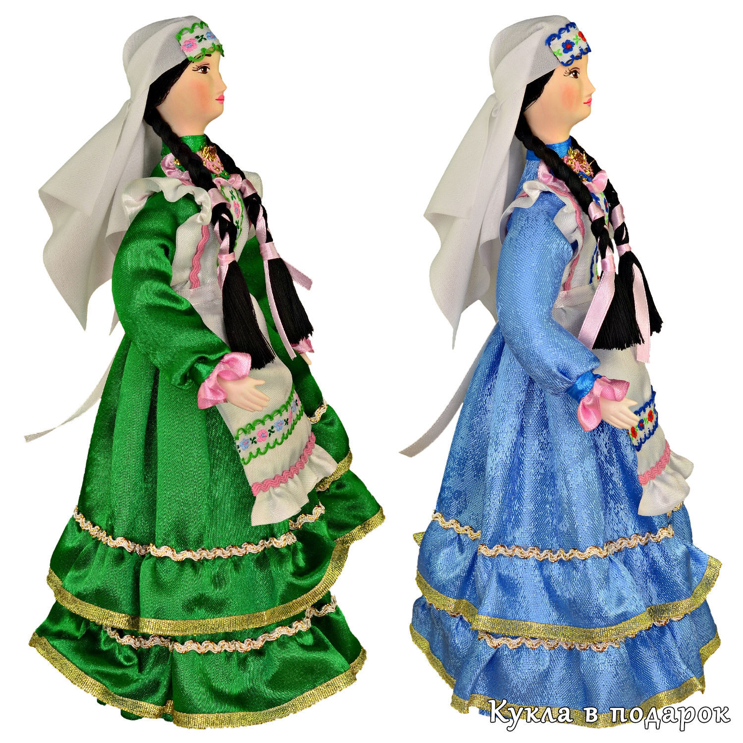 Куклы в татарских костюмах))