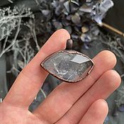 Украшения handmade. Livemaster - original item Copper pendant with rock crystal №4. Handmade.