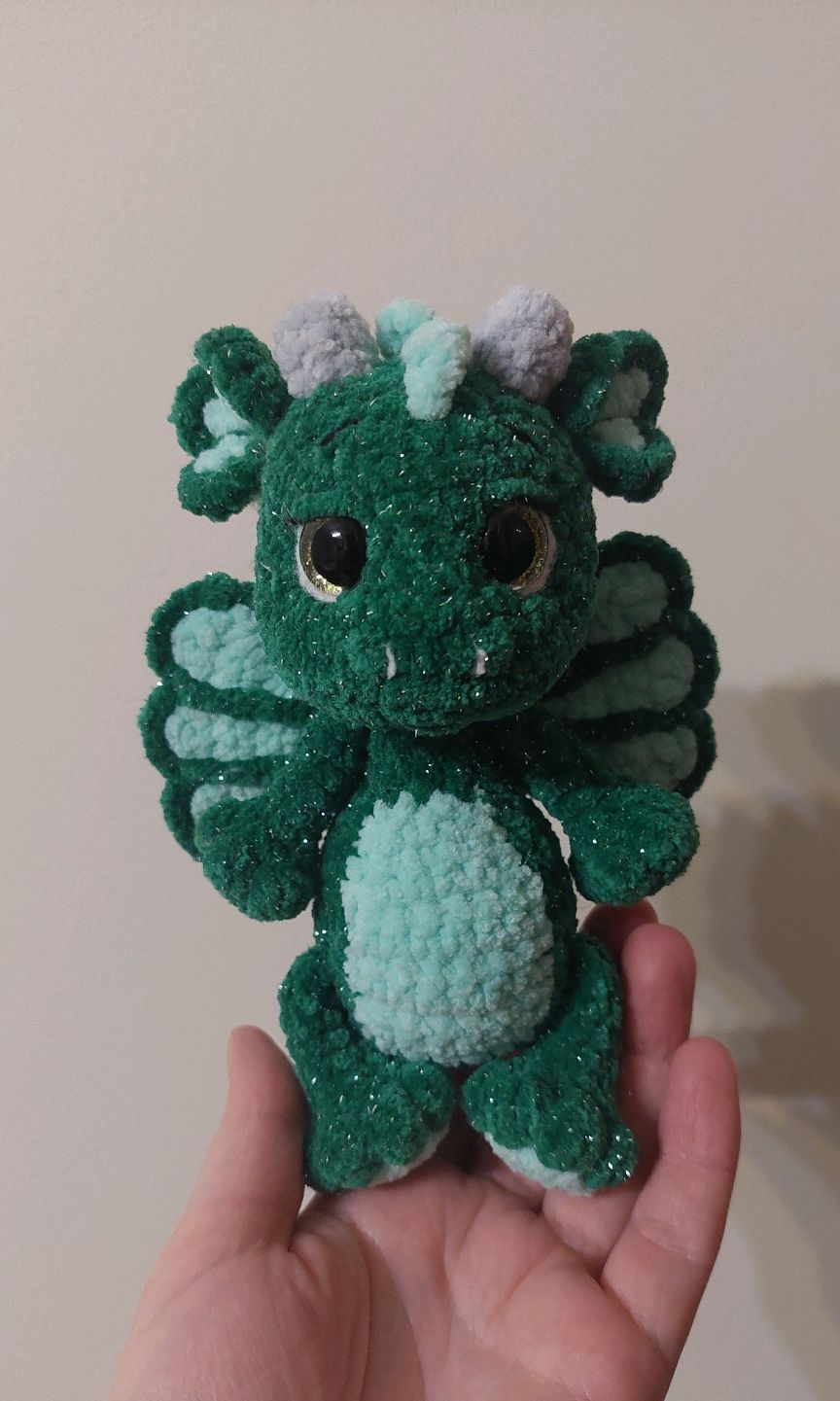 Дракон, вязаная игрушка в интернет-магазине Ярмарка Мастеров по цене ...