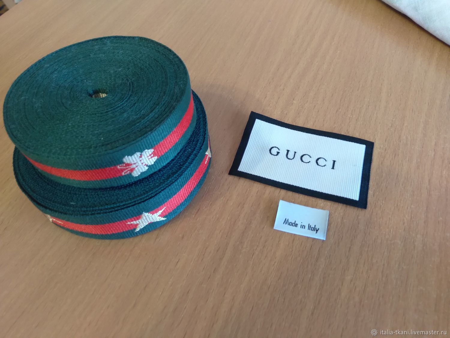 Тесьма Gucci , бирки купить в интернет-магазине Ярмарка Мастеров по цене  170 ₽ – TX8W8RU | Фурнитура для шитья, Москва - доставка по России