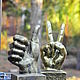 Concrete statuette Victory hand gesture award gift. Figurines. Decor concrete Azov Garden. My Livemaster. Фото №5