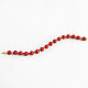 Natural coral bracelet 'coral summer' red. Bead bracelet. Irina Moro. My Livemaster. Фото №4