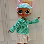 Куклы и игрушки handmade. Livemaster - original item Cotton Jacket and Top for Lol omg doll. Handmade.