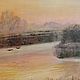 Картина Пейзаж  рассвет камыши вода холст масло. Картины. Яркое творчество Полины Олехнович. Ярмарка Мастеров.  Фото №10