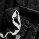 Мембранная стеганая ткань на синтепоне Polo Sport, цвет черный/хаки. Ткани. Итальянские ткани. Ярмарка Мастеров.  Фото №5