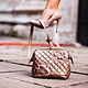 Handbag classic 'Marshmallow'. Quilted handbag, Classic Bag, Gus-Khrustalny,  Фото №1