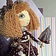 Интерьерная кукла "Вишенка с зонтиком", Куклы и пупсы, Нижний Новгород,  Фото №1