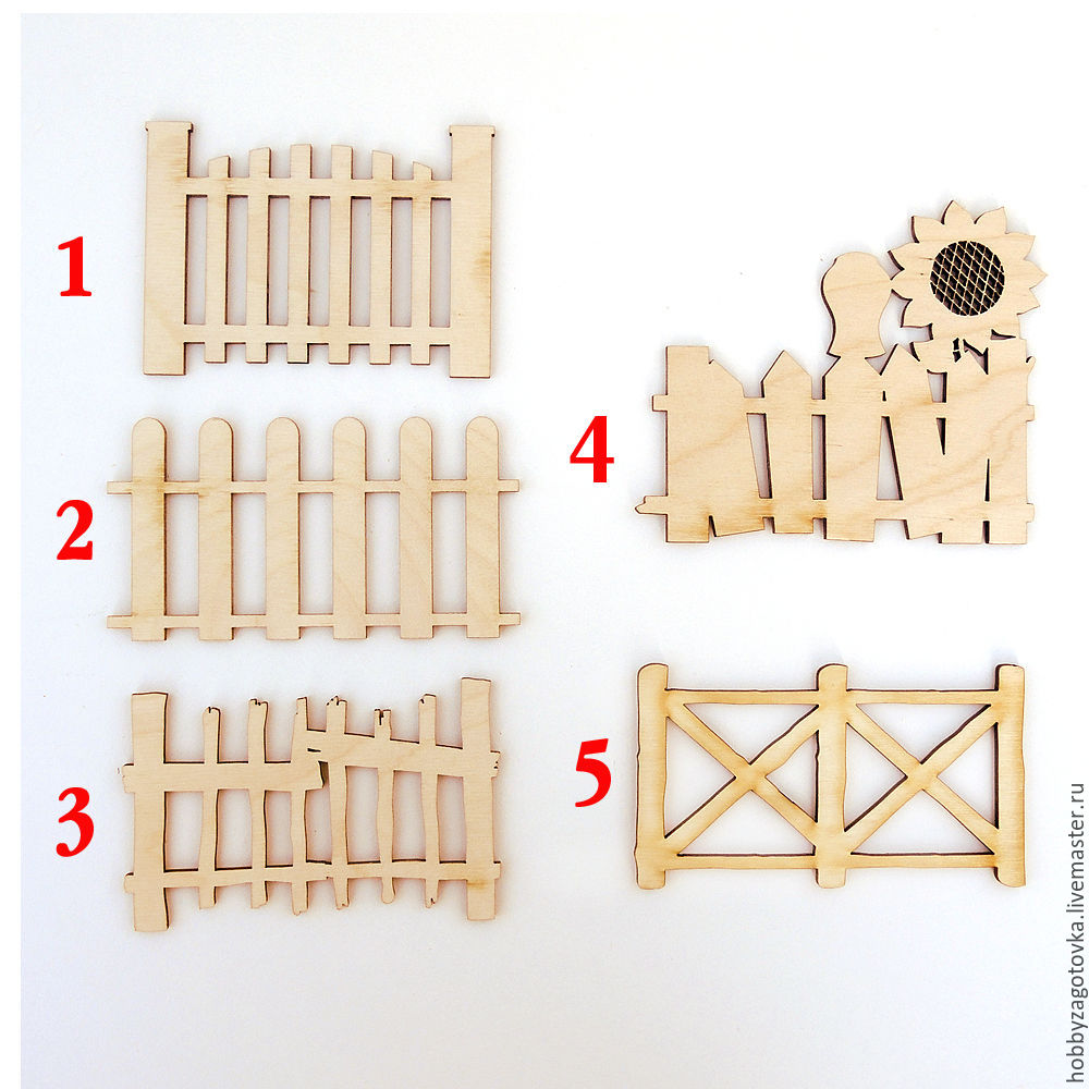 Декоративный элемент \"Забор\". F-0589 в интернет-магазине на Ярмарке ...