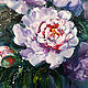 Oil Painting on canvas "The magic of peonies". Pictures. Filin-art. My Livemaster. Фото №4