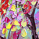 Order Picture of Sakura 'Tree of happiness' oil. Multicolor Gallery. Livemaster. . Pictures Фото №3