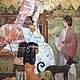«Фреска» холст, темпера, 50х70, Картины, Москва,  Фото №1