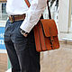 Mens leather handbag. Men\'s bag. LITTLE BIRDS leather crafts. Online shopping on My Livemaster.  Фото №2