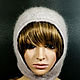  Knitted women's helmet hood mini made of wool and mohair. Hoods. UrbanStyleKnit (usknits). My Livemaster. Фото №6