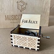 Подарки к праздникам handmade. Livemaster - original item Music box 