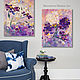 Paintings with purple iris. Blue volumetric iris on canvas. Pictures. Zabaikalie. My Livemaster. Фото №6