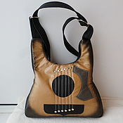 Сумки и аксессуары handmade. Livemaster - original item Guitar leather bag ,super bag). Handmade.