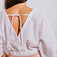 Blouse-kimono 'Pink'. Blouses. BORMALISA. My Livemaster. Фото №5