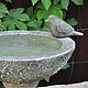 Drinking bowl on a stand for birds made of concrete Antique stone. Bird feeders. Decor concrete Azov Garden. My Livemaster. Фото №4