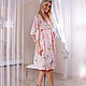 Bathrobe dressing gown delicate. Robes. Elfina-poncho-fantasy. Online shopping on My Livemaster.  Фото №2