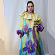 Felted dress ' Irises'. Dresses. silk wool. Online shopping on My Livemaster.  Фото №2