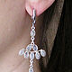 Moonstone earrings, moonstone earrings in silver. Earrings. Irina Moro. My Livemaster. Фото №5