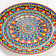 'Hot Mexico' decorative plate hand-painted. Plates. Art by Tanya Shest. My Livemaster. Фото №5