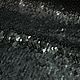 Пайетки черные, двухсторонние арт. 87Р40-4. Ткани. Ткани из Флоренции. Ярмарка Мастеров.  Фото №4