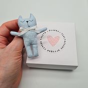 Украшения handmade. Livemaster - original item Brooch cute cat. gift for girls.. Handmade.