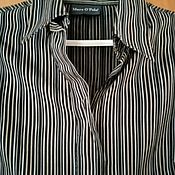 Винтаж: Одежда винтажная: Блузка черная полупрозрачная