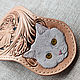 Order Embossed coin box. Kitty. Finist (tisneniekozhi). Livemaster. . Coin boxes Фото №3
