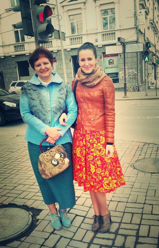 с дочерью Александрой