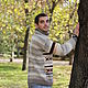 Men's sweater "Autumn Syphony". Mens sweaters. Toroyan Gayane. My Livemaster. Фото №5