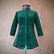 Cotton velvet jacket dark green. Jackets. pugovkino delo (Pugovkino-delo). Online shopping on My Livemaster.  Фото №2