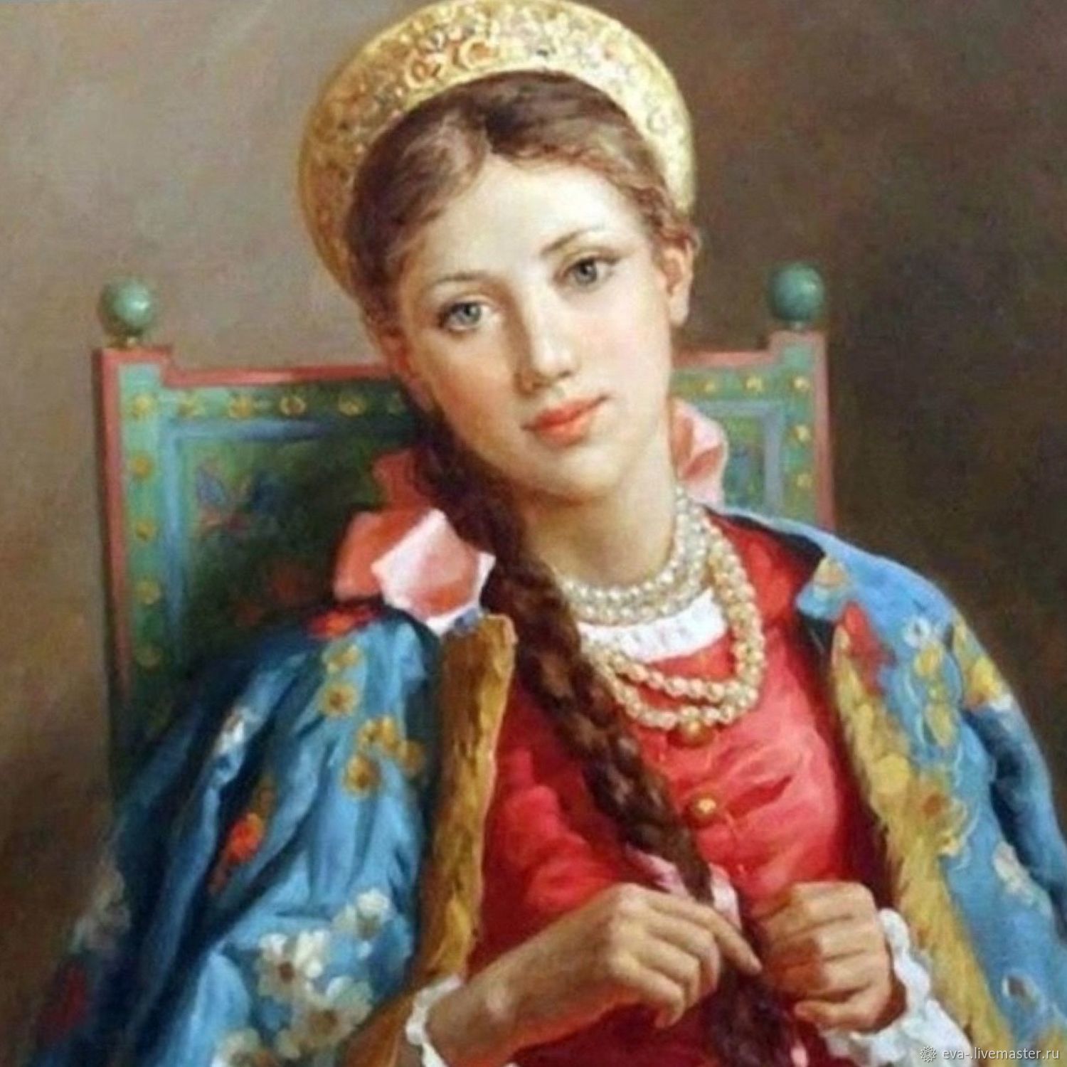 Russian portrait. Образ русской красавицы. Портрет русской красавицы. Женщины древней Руси. Девичья коса живопись.