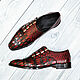 Men's monk shoes, made of genuine crocodile leather. Shoes. SHOES&BAGS. My Livemaster. Фото №6