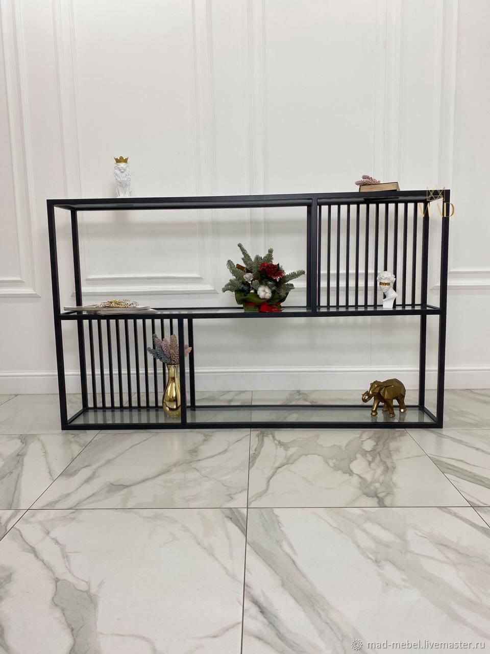 Мини стеллаж из коллекции “Black rack” в интернет-магазине на Ярмарке ...