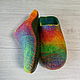 Felted Slippers. Slippers. Saenko Natalya. My Livemaster. Фото №8