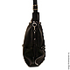 Сумка из кожи крокодила NATURE CROCO TAIL Black. Классическая сумка. Сумки из кожи ANGELDEMONS  design. Ярмарка Мастеров.  Фото №5