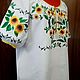 Embroidered women's blouse 'Sunflowers' ZHR3-005. Blouses. babushkin-komod. Online shopping on My Livemaster.  Фото №2