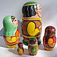 Matryoshka 'the Bashkir honey' 5-seater. Dolls1. matryoshka (azaart). My Livemaster. Фото №5