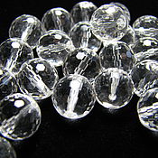 Материалы для творчества handmade. Livemaster - original item Rhinestone faceted bead ball 10 mm. Handmade.