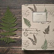 Канцелярские товары handmade. Livemaster - original item Album for Forest herbarium (A4, for 23 plants). Handmade.
