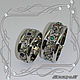 Rings/pair 'Wedding-EXCLUSIVE' serebro925, sapphires,emeralds.VIDEO. Rings. MaksimJewelryStudio. My Livemaster. Фото №6